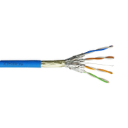 Кабел F/FTP Schrack Technik за компютърна мрежа Cat.6a  Cu, син - product - 042 SRK 570