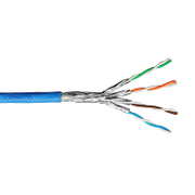Кабел S/FTP Schrack Technik за компютърна мрежа Cat.7  Cu, син - product - 042 SRK 573