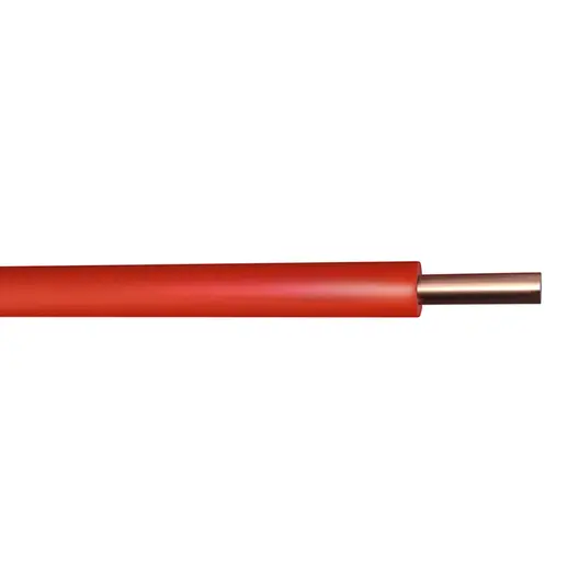 Кабел ПВ-А1 / H07V-U инсталационен и монтажен  Cu, 1x50.00 мм2, червен