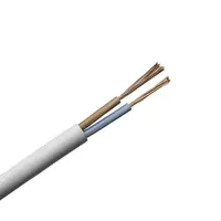 Кабел ШВПЛ-Б / H03VV-F BG инсталационен  Cu, 2x0.75 мм2, бял