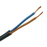 Кабел ШКПЛ / H05RR-F шлангов, за подвижни уреди  Cu, 2x1.50 мм2, черен