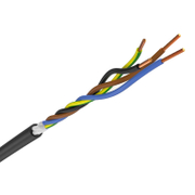 Кабел ШКПЛ / H05RR-F шлангов, за подвижни уреди  Cu, 4x1.50 мм2, черен - product - 042 TKB 148