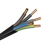 Кабел СВТ за въздушни и външни мрежи  Cu, 5x1.50 мм2, черен - product - 042 TKB 160