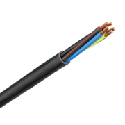 Кабел ШКПЛ / H05RR-F шлангов, за подвижни уреди  Cu, 5x1.50 мм2, черен - product - 042 TKB 194