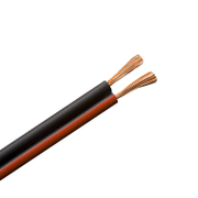 Кабел ШВПЛ-А / H03VH-H BG инсталационен  Cu, 2x0.75 мм2, черно-червен - product - 042 TKB 334