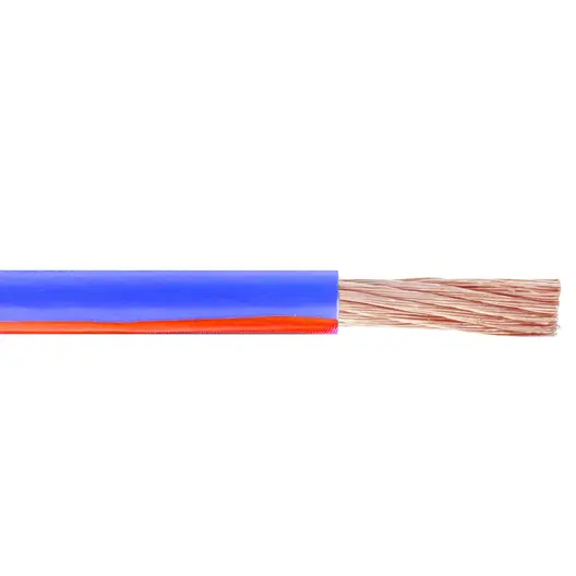 Кабел ПВ-А2 / H07V-K инсталационен и монтажен  Cu, 1x6.00 мм2, син