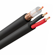 Кабел RG59 коаксиален за видеонаблюдение  59 ohm/m, Cu, 2x0.50 мм2, бял - product - 042 TKB 520