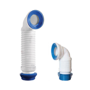 Връзка към тоалетна чиния Nova Plastic гъвкава с коляно за мръсна вода  ф 110 мм - product - 044 DTR1158