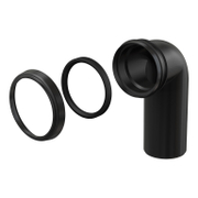 Коляно към тоалетна чиния Alca Plast за вграждане твърда за мръсна вода  ф 90x200 мм, M908 - product - 044 MIP 279