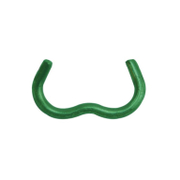 Скоби Edma за клещи за връзване на огради галванизирани, със зелено PVC покритие 1000 бр., ф 2х20 мм, Omega 20 - product - 045 EDM 206