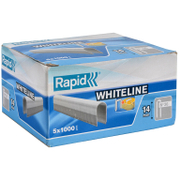 Скоби за такери Rapid за кабели, бели  тип 36, 6x14 мм, 1000 бр. - product - 045 KAM 007