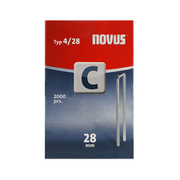 Скоби за такери Novus  тип C4, 6.1x1.1x28 мм, 2000 бр. - product - 045 SNL 098