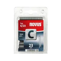 Скоби за такери Novus  тип C4, 6.1x1.1x23 мм, 1100 бр.