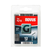 Скоби за такери Novus  тип G11, 10.6x1.25x12 мм, поцинкована стомана, 600 бр. - product - 045 SNL 117