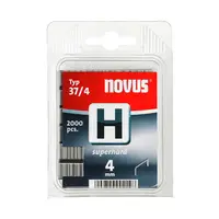 Скоби за такери Novus  тип H37, 10.6x0.75x4 мм, 2000 бр.