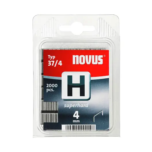 Скоби за такери Novus  тип H37, 10.6x0.75x4 мм, 2000 бр.