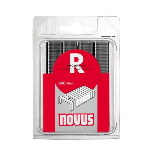Скоби за такери Novus  тип R50, 12.5x1.25x6 мм, 960 бр.
