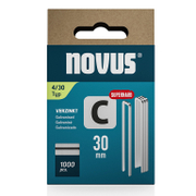 Скоби за такери Novus  тип C4, 6.1x1.1x30 мм, 1000 бр. - product - 045 SNL 234