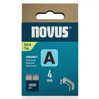 Скоби за такери Novus  тип A53, 11.3x0.75x4 мм, 1800 бр.