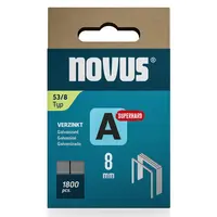 Скоби за такери Novus супер твърди  тип A53, 11.3x0.75x8 мм, 1800 бр.