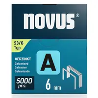 Скоби за такери Novus  тип A53, 11.3x0.75x6 мм, 5000 бр.