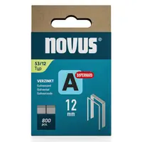 Скоби за такери Novus супер твърди  тип A53, 11.3x0.75x12 мм, 800 бр.