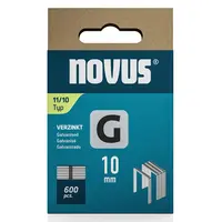 Скоби за такери Novus  тип G11, 10.6x1.25x10 мм, поцинкована стомана, 600 бр.