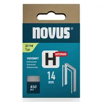 Скоби за такери Novus супер твърди  тип H37, 10.6x0.75x14 мм, 850 бр.