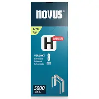 Скоби за такери Novus супер твърди  тип H37, 10.6x0.75x8 мм, 5000 бр.