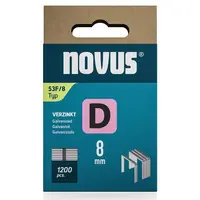 Скоби за такери Novus  тип D53F, 11.3x1.25x8 мм, 1200 бр.