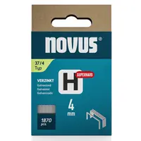 Скоби за такери Novus супер твърди  тип H37, 10.6x0.75x4 мм, 1870 бр.