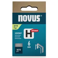 Скоби за такери Novus супер твърди  тип H37, 10.6x0.75x6 мм, 1870 бр.