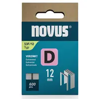 Скоби за такери Novus  тип D53F, 11.3x1.25x12 мм, 600 бр.