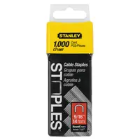 Скоби за такери Stanley за кабели  тип 7, 6x14 мм, 1000 бр., 1-CT109T