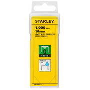 Скоби за такери Stanley  тип G11, 10.6x1.25x10 мм, неръждаема стомана, 1000 бр., TRA706SST-0 - product - 045 STY 278