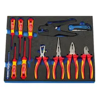 Електротехнически клещи Heytec комплект  12 бр., M 50829-18