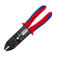 Кербовъчни клещи Knipex за изолирани кабелни обувки  230 мм, 97 21 215