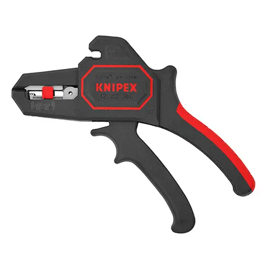 Електротехнически клещи за сваляне на изолация Knipex саморегулиращи се  0.2-6 мм2, 150 мм, 12 62 180
