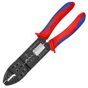 Клещи Knipex кербовъчни за изолирани кабелни обувки и накрайници 240 мм, 97 32 240 - product - 046 KNP 020