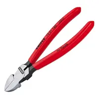 Странични клещи резачки Knipex за пластмаси и меки материали  с отваряща пружина, 140 мм, 72 01 140