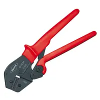 Кербовъчни клещи Knipex за неизолирани плоски кабелни обувки  0.1-2.5 мм2, 250 мм, 97 52 04