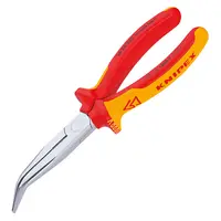 Извити телефонни клещи Knipex  200 мм, 26 26 200