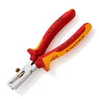 Електротехнически клещи за сваляне на изолация Knipex с регулиращ винт  0.5-10 мм2, 160 мм, 11 06 160