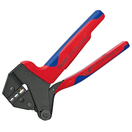 Кербовъчни клещи Knipex за изолирани кабелни обувки  200 мм, 97 43 06