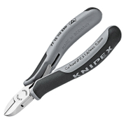 Клещи Knipex резачки странични за електроника 115 мм, с отваряща пружина, 77 12 115 ESD - product - 046 KNP 329