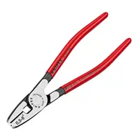 Кербовъчни клещи Knipex за кабелни накрайници  0.5-6 мм2, 180 мм, 97 81 180