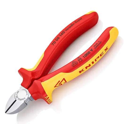 Странични клещи резачки Knipex с изолация  140 мм, 70 06 140 SB