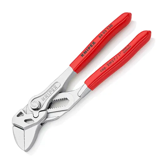 Клещи гаечен ключ Knipex  1 ", 27 мм, с бутон и шарнирен реглаж, 150 мм, 86 03 150