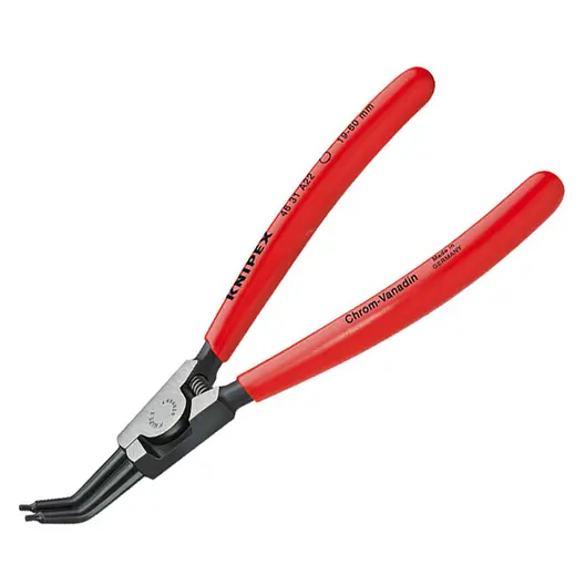Отварящи зегер клещи Knipex извити, с изолация  3-10 мм, 130 мм, 46 31 A02