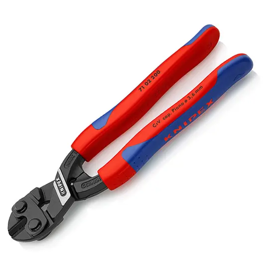 Странични клещи резачки Knipex за болтове  с лостов механизъм, 200 мм, CoBolt